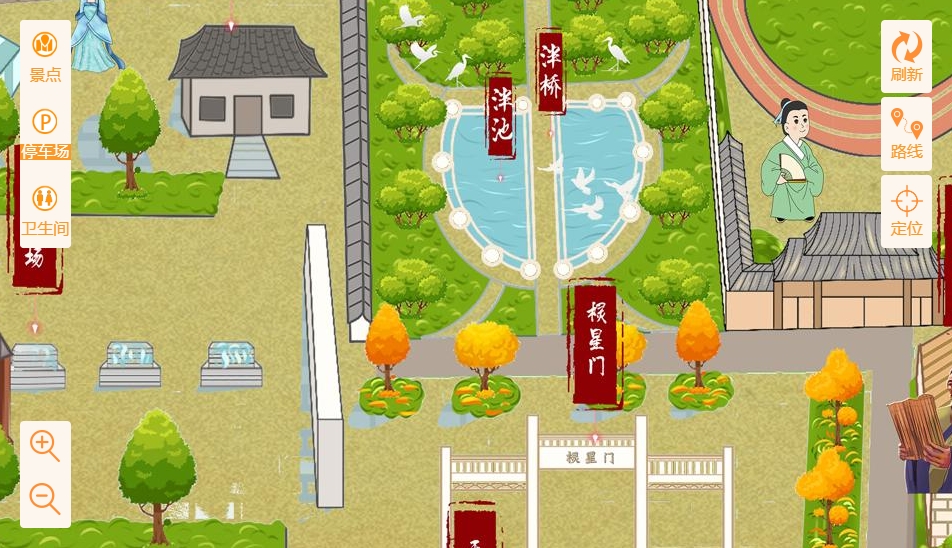 仁寿手绘地图景区语音讲解导览系统：智慧景区建设的基石